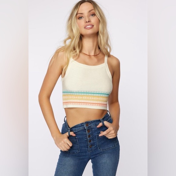 O'Neill Tops - ONEILL MILA knit Tank crop top size small